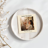 Elegante Moderne Foto QR-code Sla de datum op Save The Date