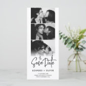 Elegante moderne fotocabine bruiloft bespaar de da (Staand voorkant)