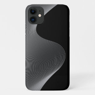 Elegante, moderne, futuristische golfabstractie Case-Mate iPhone case