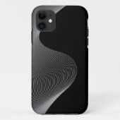 Elegante, moderne, futuristische golfabstractie Case-Mate iPhone case (Achterkant)