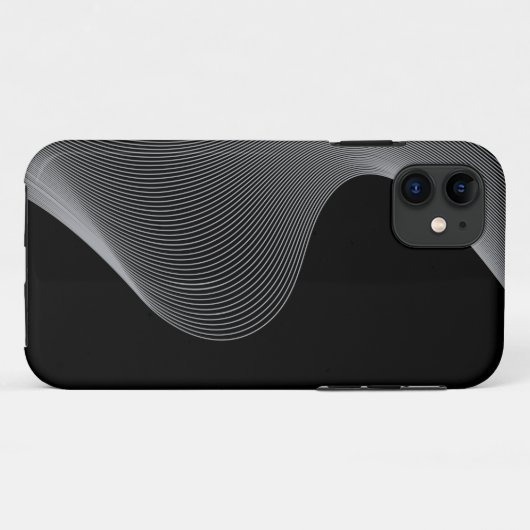 Elegante, moderne, futuristische golfabstractie Case-Mate iPhone case (Achterkant (horizontaal))