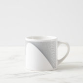 Elegante, moderne, futuristische golfabstractie espresso kop (Rechts)