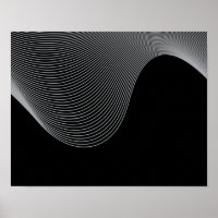 Elegante, moderne, futuristische golfabstractie