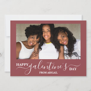 Elegante moderne galentine's dag beste vrienden fo feestdagenkaart