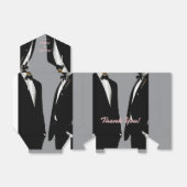 Elegante moderne gay Mannen bruiloft Bedankdoosjes (Uitgevouwen)