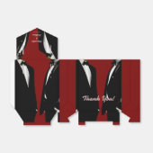 Elegante moderne gay Mannen bruiloft Bedankdoosjes (Uitgevouwen)