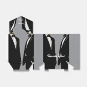 Elegante moderne gay Mannen bruiloft Bedankdoosjes (Uitgevouwen)