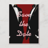 Elegante moderne gay Mannen bruiloft Briefkaart (Voorkant)