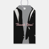 Elegante moderne gay Mannen bruiloft Cadeaulabel (Voorkant)
