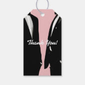 Elegante moderne gay Mannen bruiloft Cadeaulabel (Voorkant)