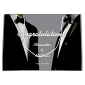 Elegante moderne gay Mannen bruiloft Groot Cadeauzakje (Voorkant)