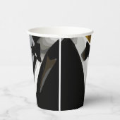 Elegante moderne gay Mannen bruiloft Papieren Bekers (Rechts)