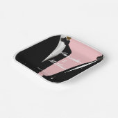 Elegante moderne gay Mannen bruiloft Papieren Bordje (Gebogen)