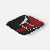 Elegante moderne gay Mannen bruiloft Papieren Bordje (Gebogen)