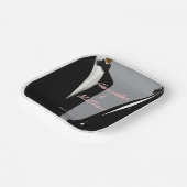 Elegante moderne gay Mannen bruiloft Papieren Bordje (Gebogen)