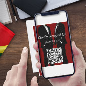 Elegante moderne gay Mannen bruiloft RSVP Kaartje