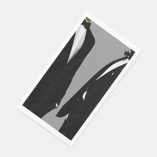 Elegante moderne gay Mannen bruiloft Servet (Hoek)