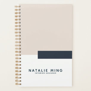Elegante moderne geometrische planner