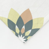 Elegante moderne geometrische ster bursts fleece deken (Hoek)