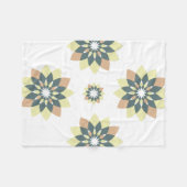 Elegante moderne geometrische ster bursts fleece deken (Voorkant (Horizontaal))