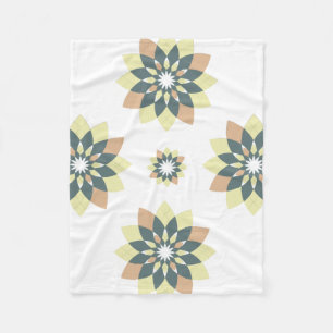 Elegante moderne geometrische ster bursts fleece deken