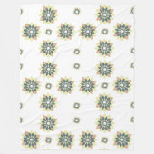 Elegante moderne geometrische ster bursts fleece deken (Voorkant)