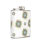 Elegante moderne geometrische ster bursts heupfles (Rechts)