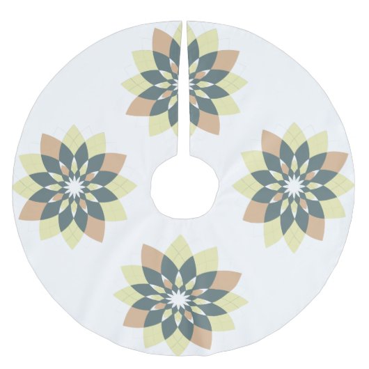 Elegante moderne geometrische ster bursts kerstboom rok (Voorkant)