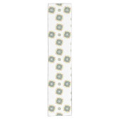 Elegante moderne geometrische ster bursts korte tafelloper (Voorkant)