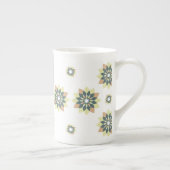 Elegante moderne geometrische ster bursts porselein kop (Rechts)