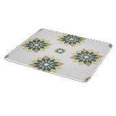 Elegante moderne geometrische ster bursts snijplank (Hoek)