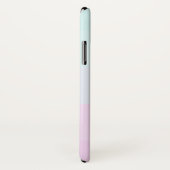 Elegante moderne gestreepte, ombre glitter druppel Case-Mate iPhone case (Achterkant / rechts)