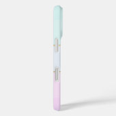 Elegante moderne gestreepte watermeloen Case-Mate iPhone case (Achterkant / Rechts)