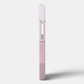 Elegante moderne gestreepte, wimpers C Case-Mate iPhone Case (Achterkant / Links)