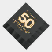 Elegante moderne Girly 50 en fantastisch Folie Servetten (Rechts)