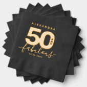 Elegante moderne Girly 50 en fantastisch Folie Servetten (Insitu (Gestapeld))