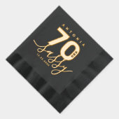 Elegante moderne Girly 70 en Sassy Folie Servetten (Rechts)