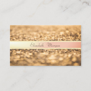 Elegante Moderne Glitter Bokeh,Parels Visitekaartje