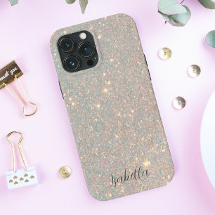 Elegante moderne glitter holografische aangepaste  Case-Mate iPhone case