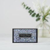 Elegante Moderne Glitters, Glans, Lijst Visitekaartje (Staand voorkant)