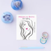 Elegante moderne golvende haar wimpers schoonheids flyer (Enkel)