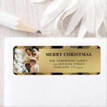 Elegante moderne gouden buffel gespeeld Kerstmis