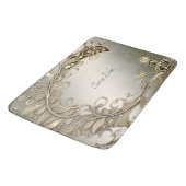 Elegante moderne gouden decoratieve badmat (Gekanteld)