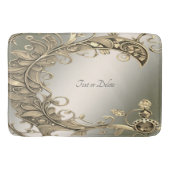 Elegante moderne gouden decoratieve badmat (Voorkant)