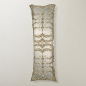 Elegante moderne gouden decoratieve body kussen (Voorkant Verticaal)