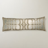 Elegante moderne gouden decoratieve body kussen (Achterkant)