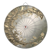 Elegante moderne gouden decoratieve dartbord (Voorkant)
