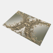 Elegante moderne gouden decoratieve deurmat (Schuin)