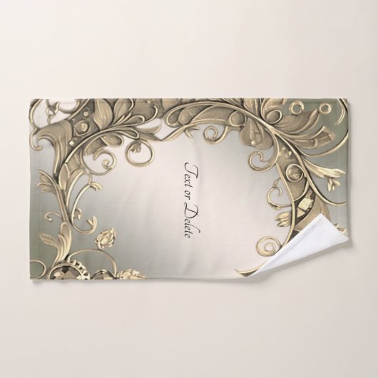 Elegante moderne gouden decoratieve handdoek set (Handdoek)