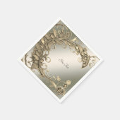 Elegante moderne gouden decoratieve servetten (Hoek)